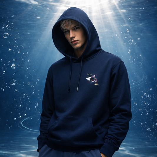 DER GLITCH ORCA // HOODIE