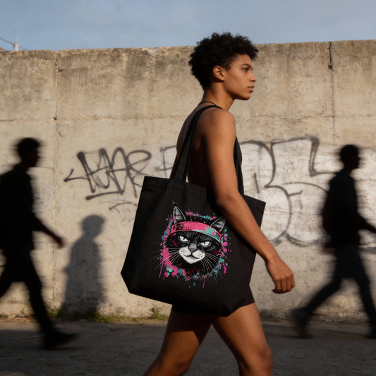 DIE GLITCH-KATZE // UTILITY-TASCHE