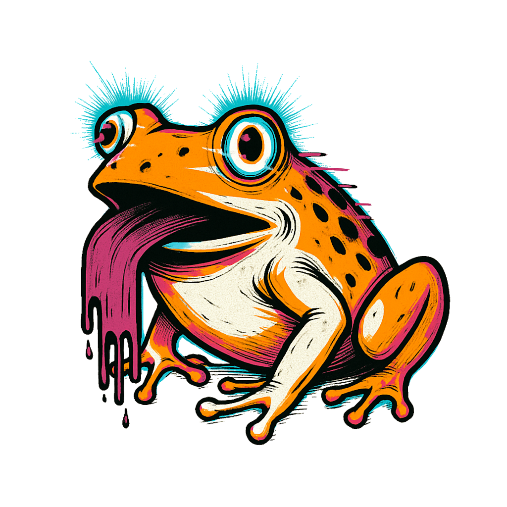 THE GLITCH FROG // HOODIE