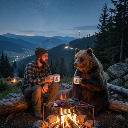 THE GLITCH PARROT // CAMP MUG