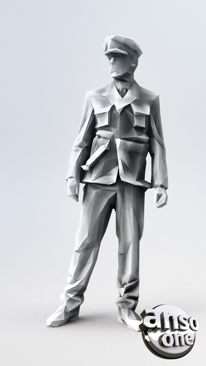 3d Model - Low Poly Male bundle 04