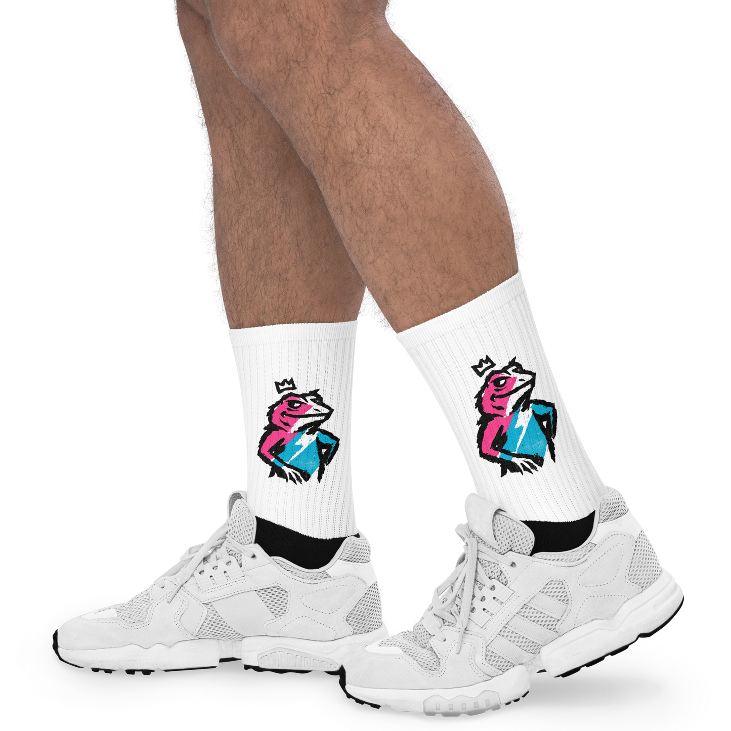 KING FROG — CUSHIONED CREW SOCKS