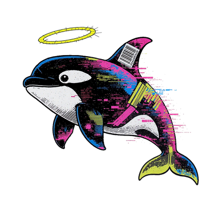 THE GLITCH ORCA // HOODIE